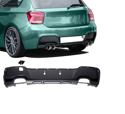 BMW 1 SERISI F20 2011-2015 MT TAMPON İÇİN ÇİFT ÇIKIŞ DİFÜZÖR (İKİLİ ÇIKIŞ)